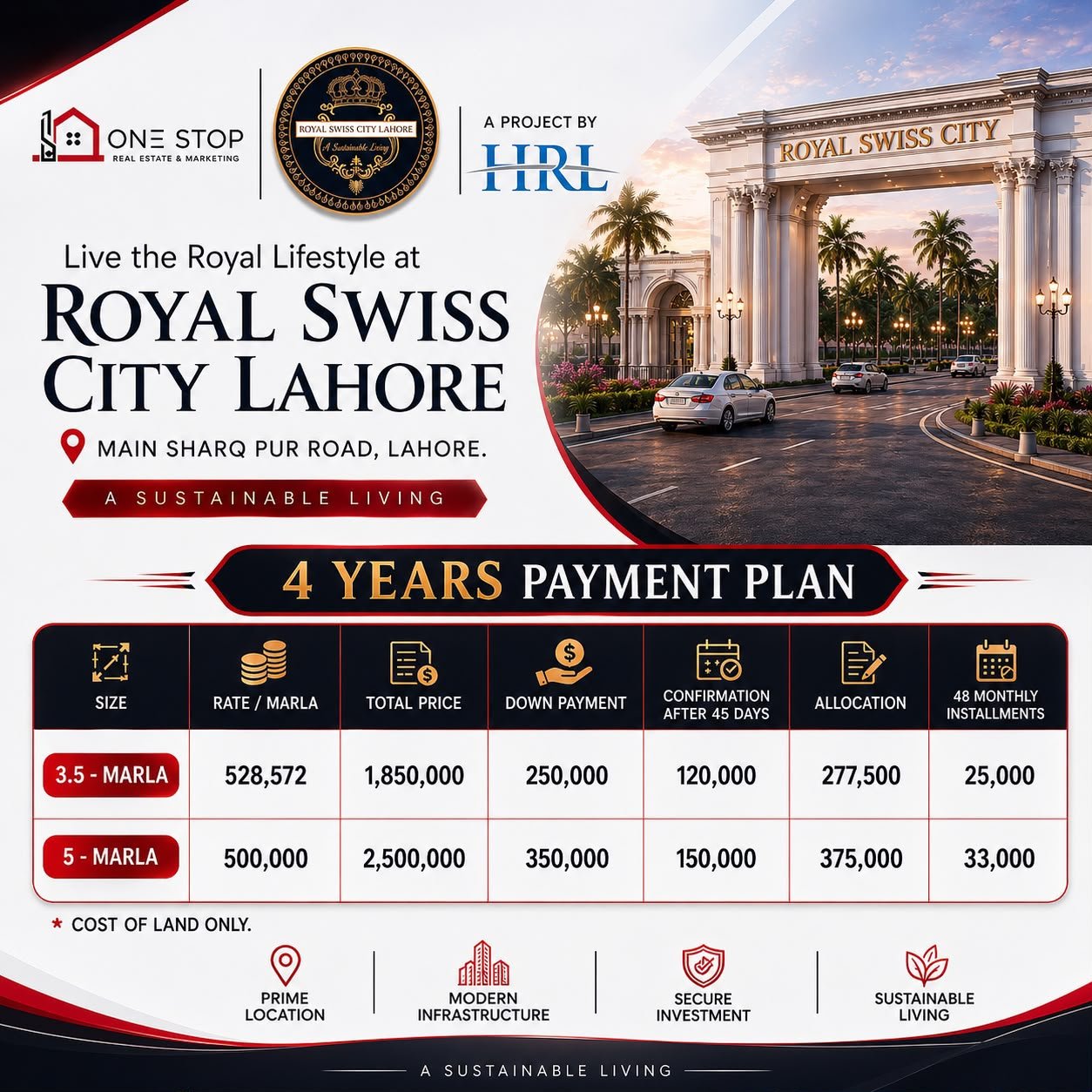 Royal Swiss City Lahore Payment Plan 2026 - Complete Guide
