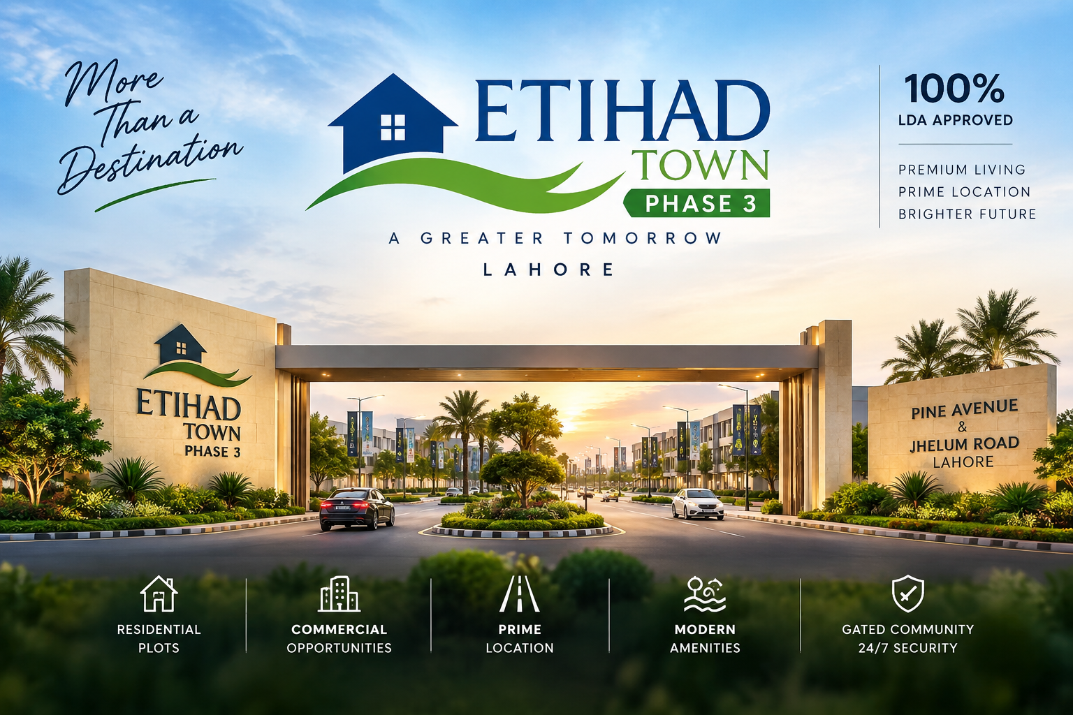 Etihad Town Phase 3 Lahore main project image
