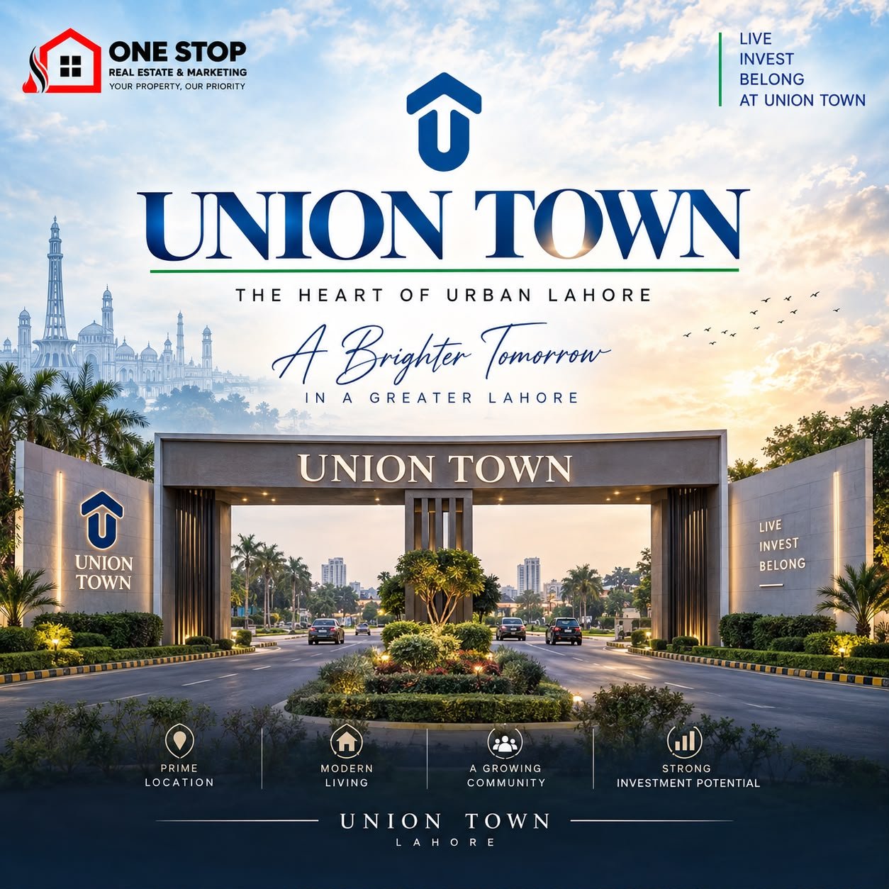 Union Town Lahore main project image